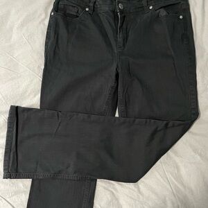 Black Denim Ruff Hewn Jeans size 14